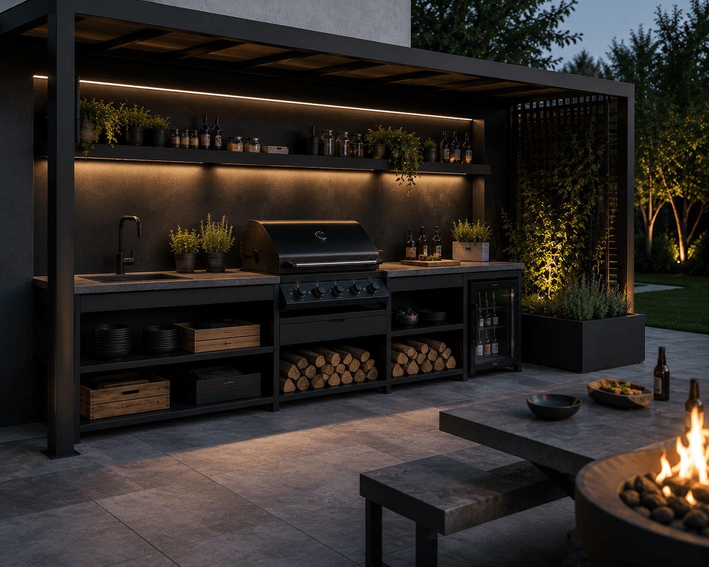 Outdoor kitchen для гриль-зони